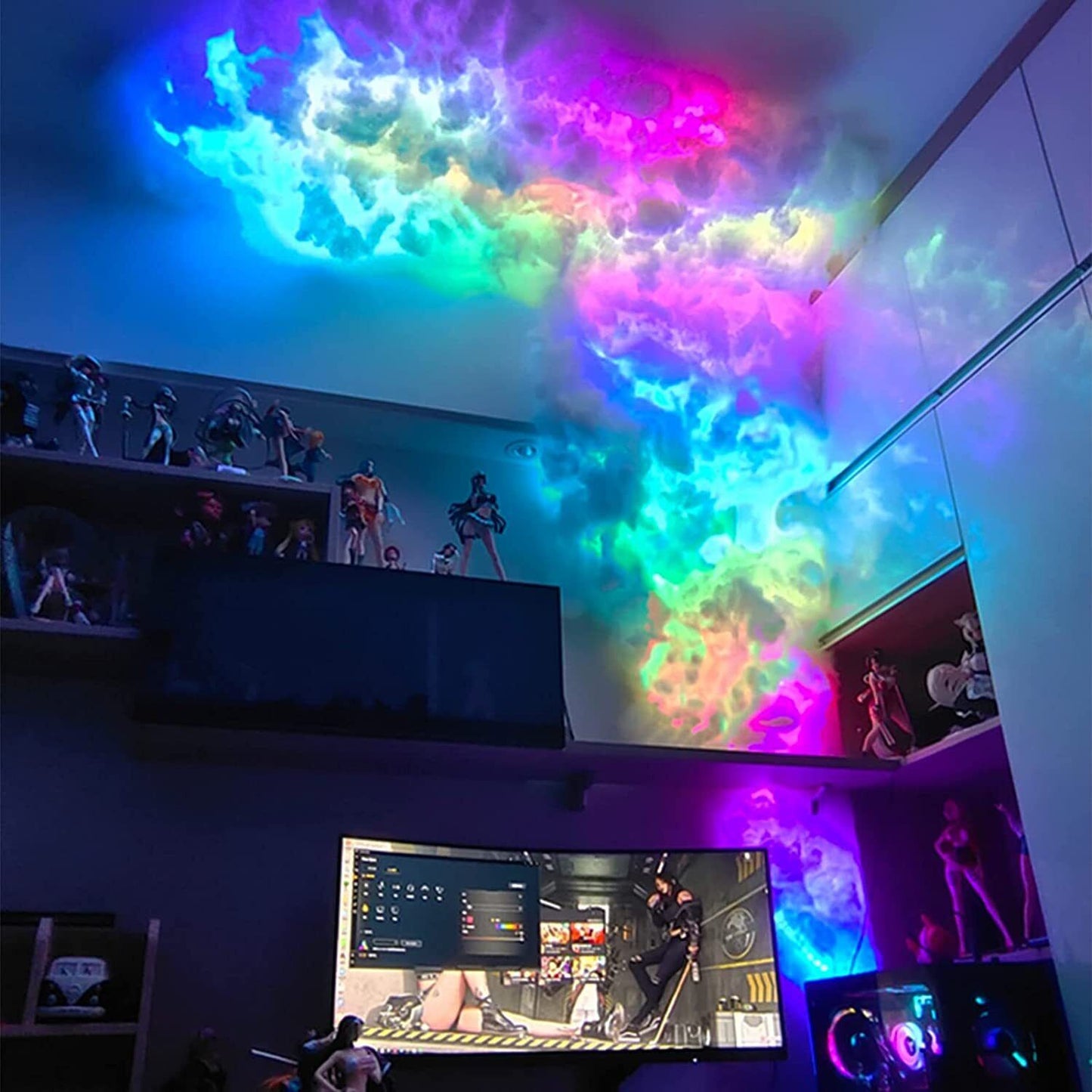 CozyCloud™ DIY LED Wolkenhimmel | All In One Set | Baukasten | Gaming | Gemütlich | Das Original